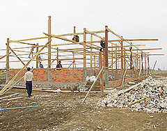 サカワ90周年記念カンボジア学校建設寄付支援事業 2008年3月