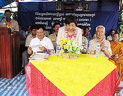 サカワ90周年記念カンボジア学校建設寄付支援事業 2008年4月1日