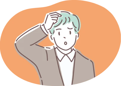 悩む人C